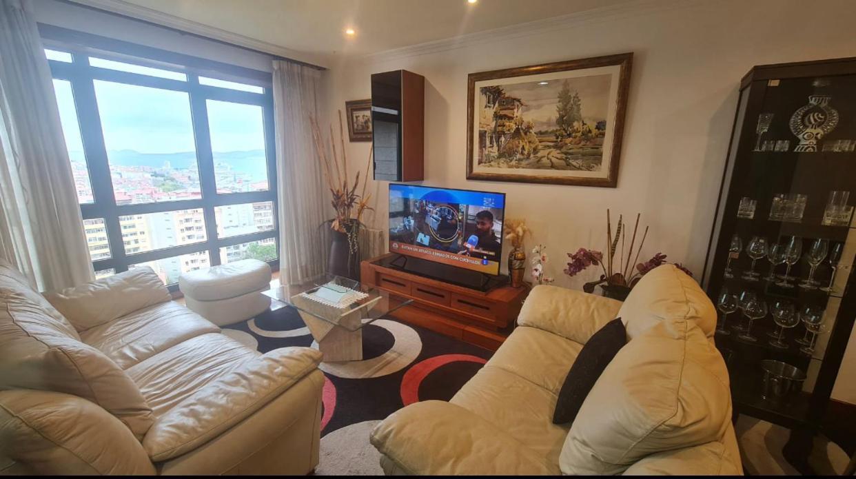 Fabuloso Apartamento Con Vistas A La Ria De Vigo Exterior photo